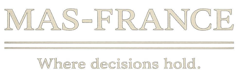 MAS-FRANCE | Where decisions hold.